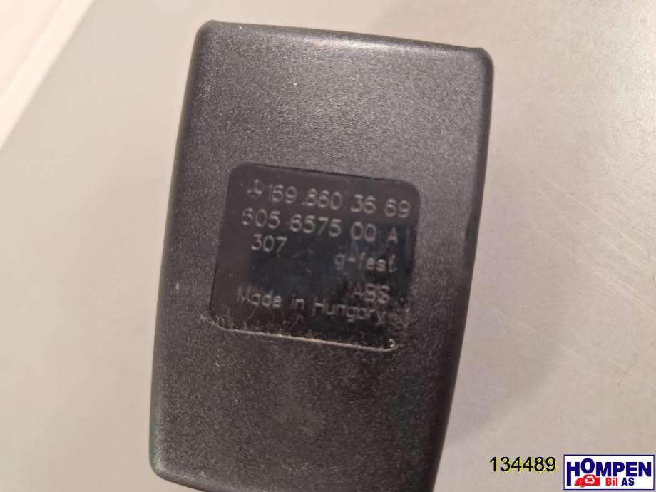 Sikkerhetsbeltelås baksete til Mercedes B-Klasse 2005-2008 (Fase 1) (W245) (W245) (MERCEDES|A1698603669|)