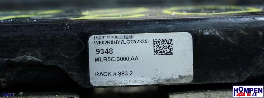 Travers foran hoved til Ford Explorer 2020-->>  (FORD (US)|NB5C-5C145-BB|2687018|ML5BC-3000-AA)