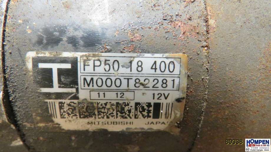 Starter til Mazda 626 1998-2002 (GF/GW) (GF/GW) (MAZDA|FP5018400|M000T82281|)