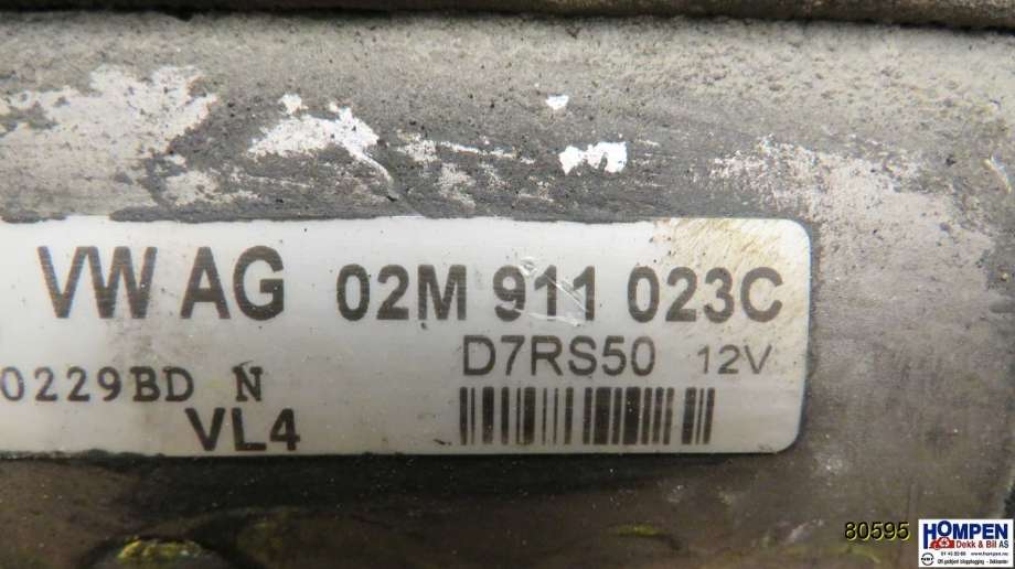Starter diesel til VW Golf IV 1998-2003  (VOLKSWAGEN|02M911023F|D7RS50|02M911023C)