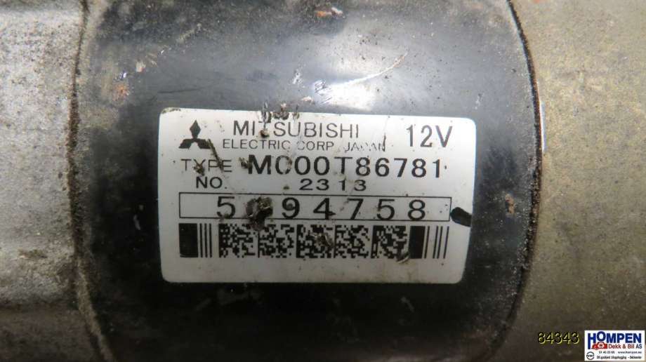 Starter til Saab 9-3 1998-2002 (Type I)  (SAAB|5194758|M000T86781|)