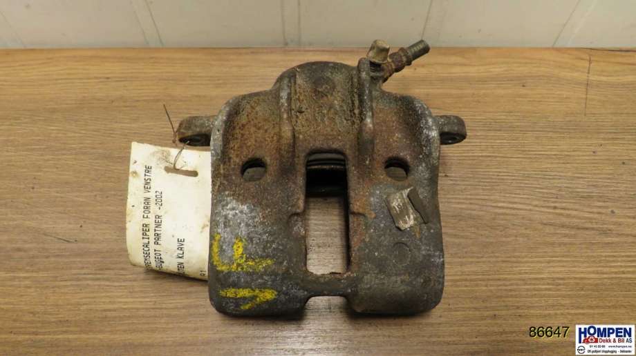 Bremsecaliper venstre foran til Peugeot Partner 1996-2002 (Type I, Fase 1) (PEUGEOT|4401A8|)