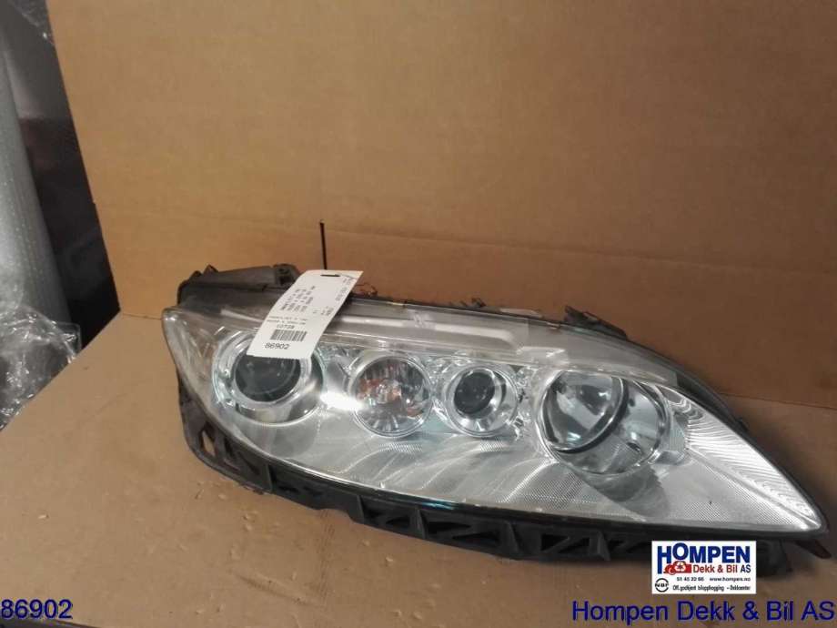 Frontlykt høyre halogen til Mazda 6 2002-2008 (Type I) (MAZDA|GJ6R510K0E|)