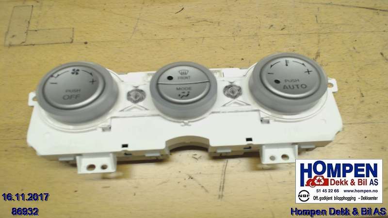 Varmeapparat betjening til Mazda 6 2002-2008 (Type I) (MAZDA|GJ6G61190A|)