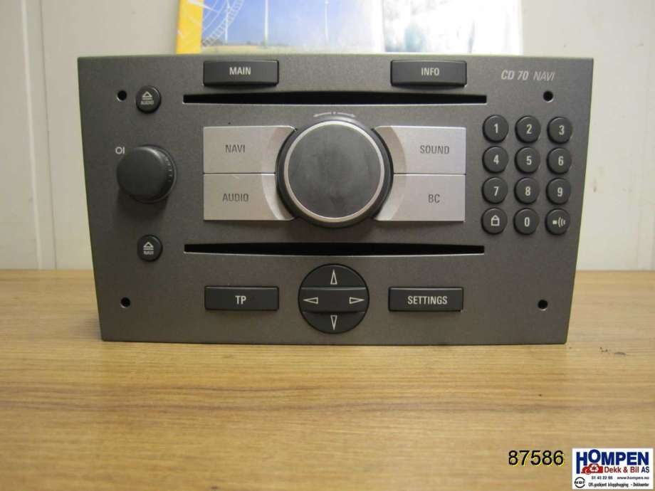Bilstereo til Opel Vectra C 2002-2005 (Type I)  (OPEL|13113150|CD70|)