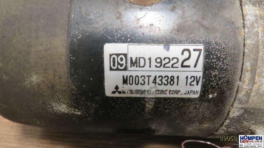 Starter til Mitsubishi Lancer 1993-1996  (MITSUBISHI|MD192227|)