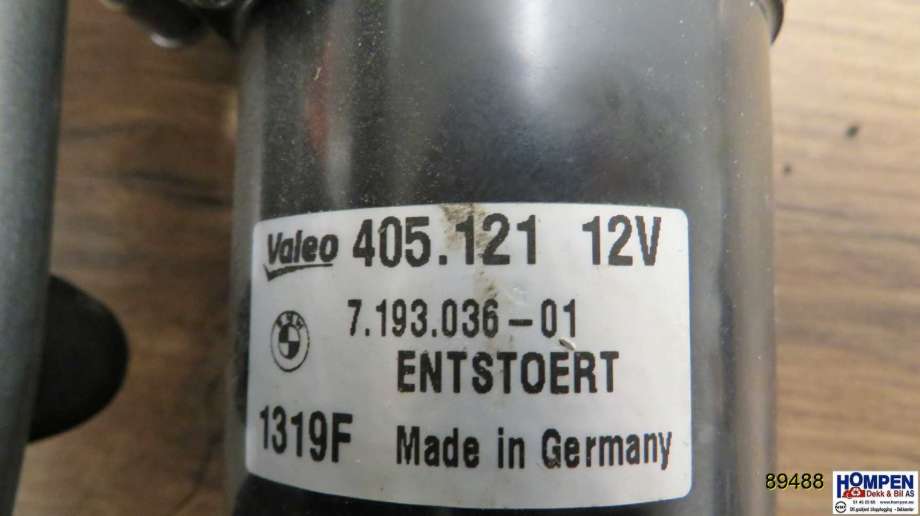 Viskermotor frontrute til BMW 1-Serie 2004-2011 (E81/E82/E87/E88) (E81/E82/E87/E88) (BMW|61617192963|405121|7192963)