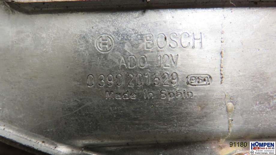 Viskermotor bakrute til Volvo V40 / S40 2000-2004 (Type I, Fase 2) (VOLVO|30805657|0390201529|)