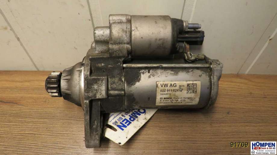 Starter til Škoda Octavia 2013-2016 (Type III, Fase 1) (SKODA|02Z911022C|0001179514|02Z911024Q)