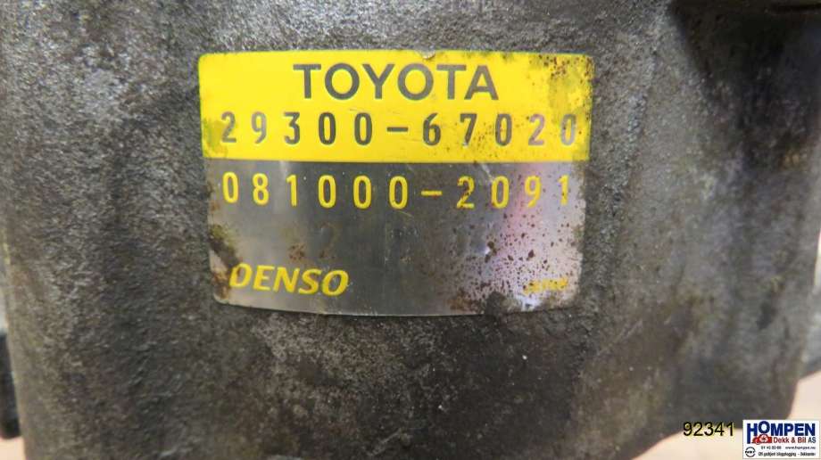 Vakuumpumpe til Toyota Hiace 2007-2012 (Fase 3) (TOYOTA|2930067020|0810002091|)