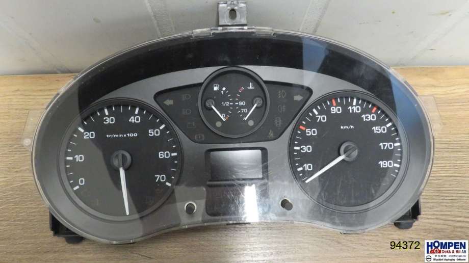 Instrumentpanel til Peugeot Partner, 2008-2015 (Type II, Fase 1)  (PEUGEOT|9801642280)