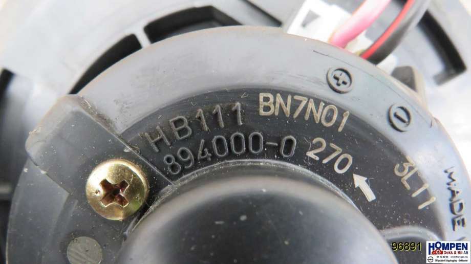 Varmeapparat motor til Mazda 3 2003-2005 (Type I, Fase 1)  (MAZDA|BP4K61B10|8940000270|)