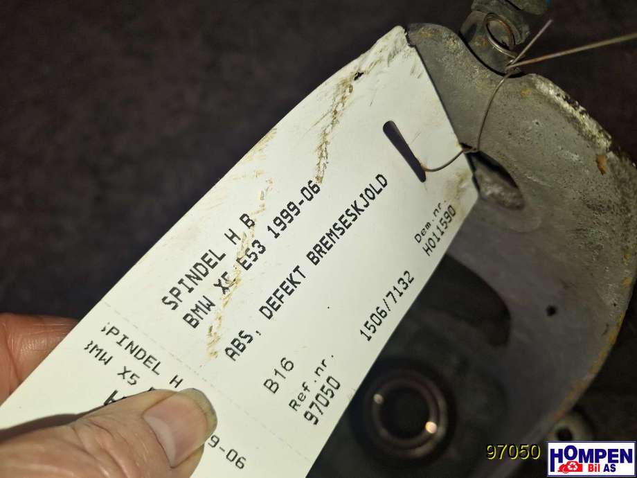 Hjulspindel høyre bak til BMW X5 2000-2006 (E53) (E53) (BMW|33 32 1 095 240|)