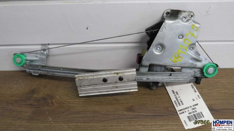 Ruteheis venstre til Saab 9-5 2001-2005 (Type I, Fase 2) (SAAB|5184858|)