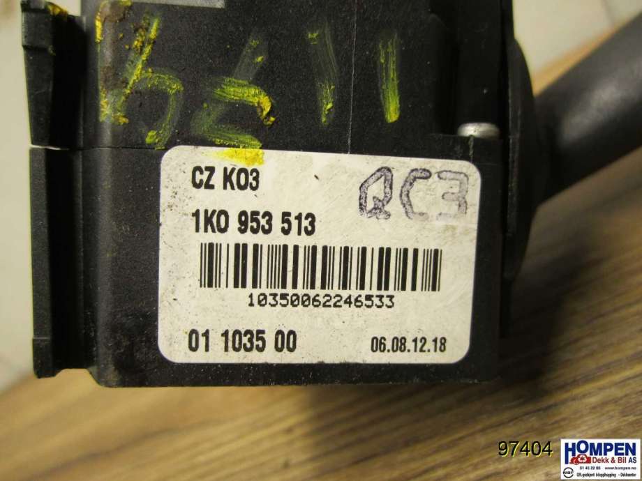 Bryter blink til Škoda Octavia 2005-2008 (Type II, Fase 1)  (SKODA|1K0953513E||1K0953513)