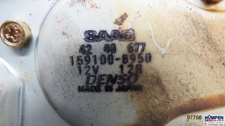 Viskermotor bakrute til Saab 900 1994-1998  (SAAB|4240677|1591008950|)