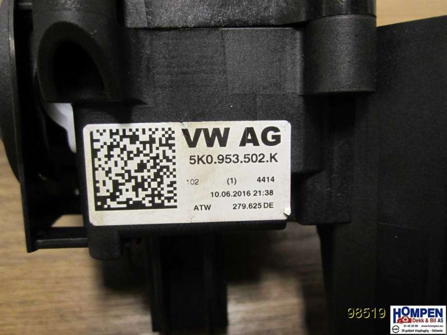 Bryter combi til VW Caddy 2010-2015 (Type III, Fase 2)  (VW|5K0953502K|)