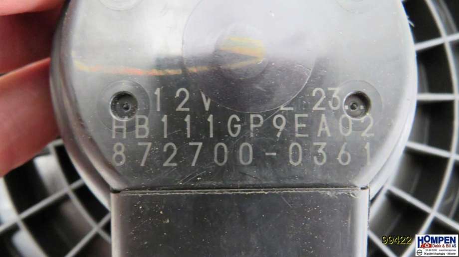 Varmeapparat motor til Mazda 6 2002-2008 (Type I) (MAZDA|GP9E61B10|8727000361|)
