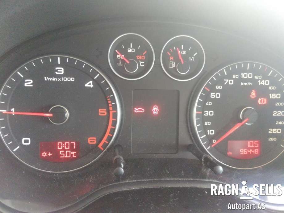 Audi A3 2009-2012 (Type II, Fase 2) , Motorkode: CAYC, Girkassekode: LUB
