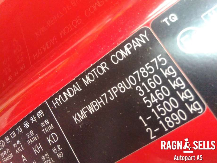 Hyundai H-1 2008-2012 (Type II, Fase 1) , Motorkode: D4CB-L, Girkassekode: 