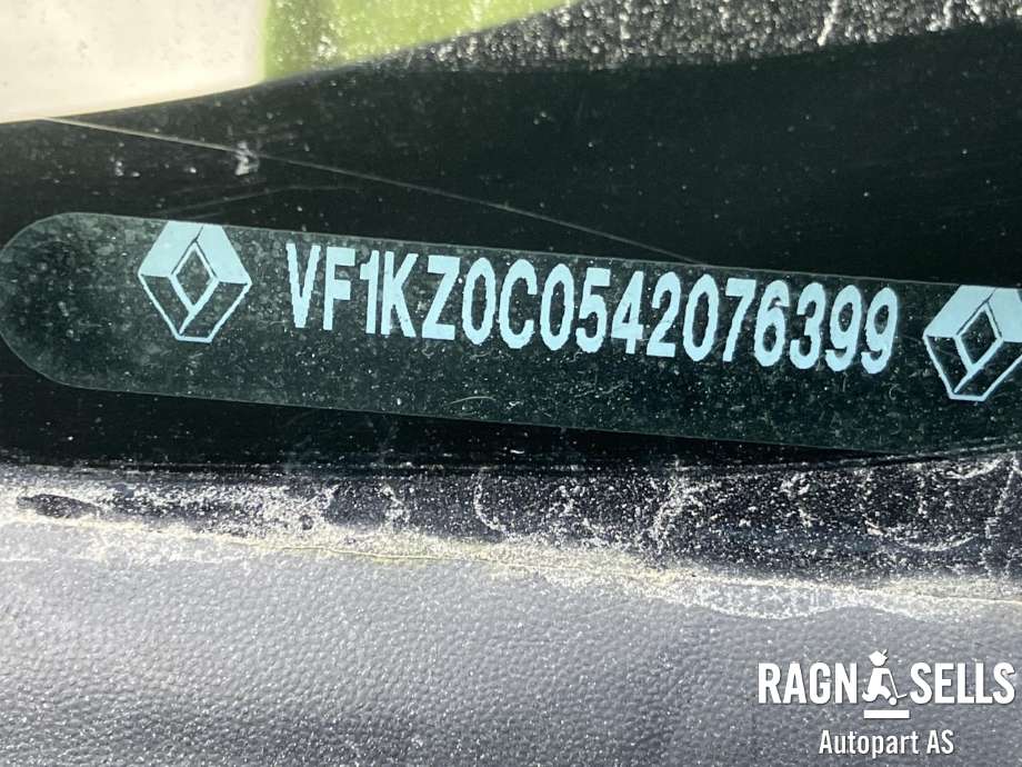 Renault Megane 2009-2016 Type III , Motorkode: K9K H8, Girkassekode: JR5 (175) – A029782