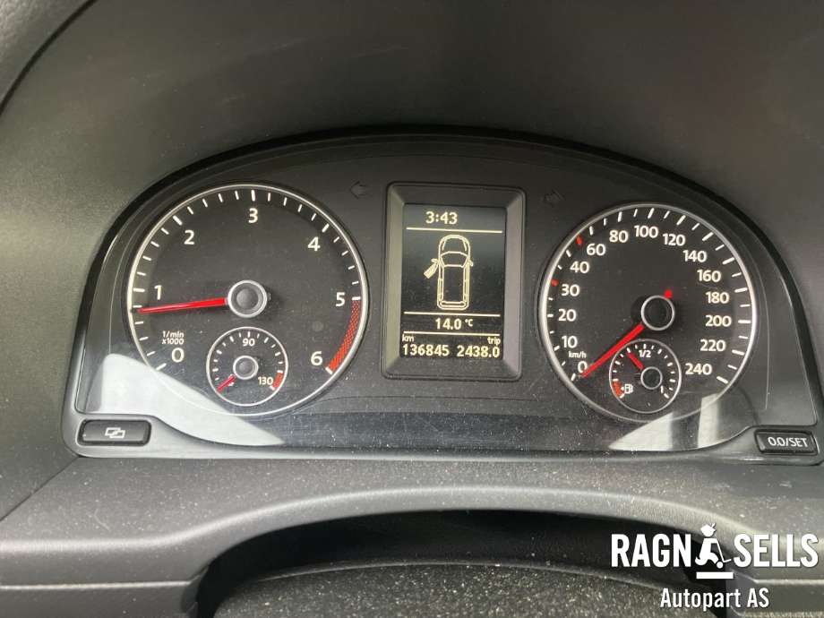 VW Caddy 2010-2015 (Type III, Fase 2) , Motorkode: CAYE, Girkassekode: LZY