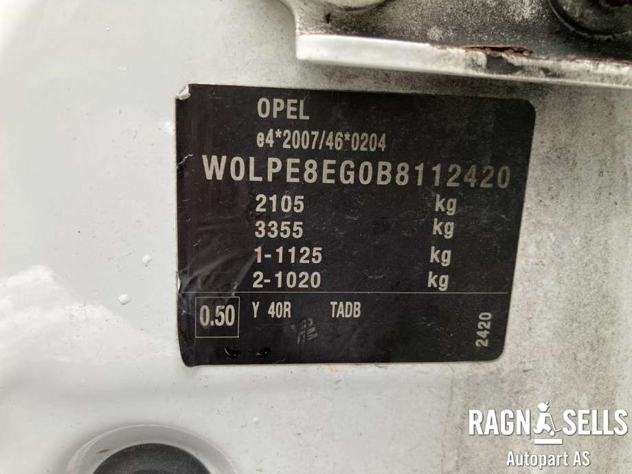 Opel Astra J 2010-2015 , Motorkode: A17DTJ LPV, Girkassekode: MZ4