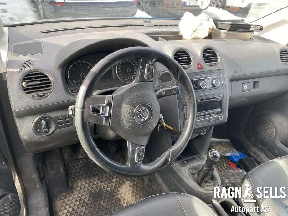 VW Caddy 2010-2015 (Type III, Fase 2) , Motorkode: CAY, Girkassekode: MLU