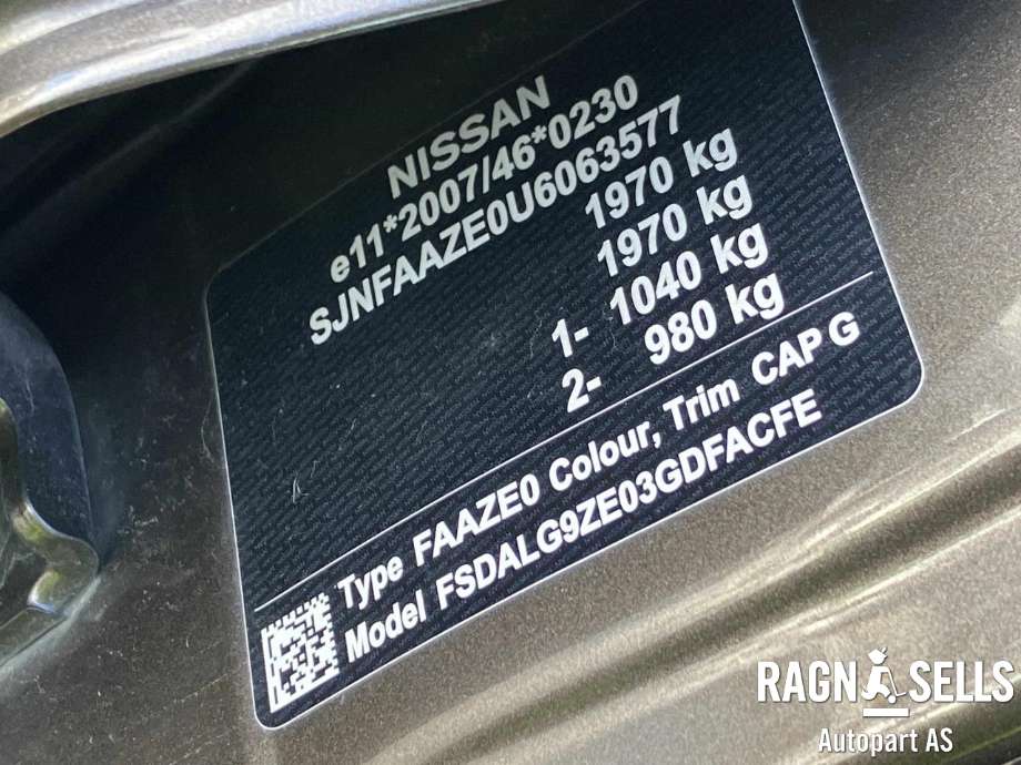 Nissan Leaf 2011-2017 (Type I) , Motorkode: EM57, Girkassekode: 