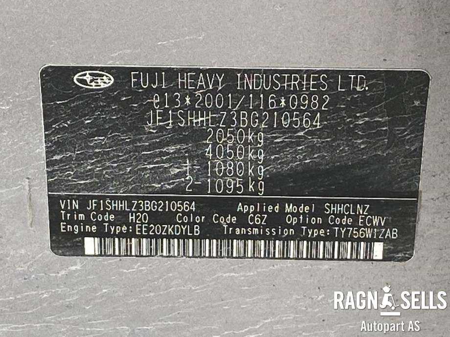 Subaru Forester 2008-2013 (Type III) , Motorkode: EE20 EE20ZKDYLB, Girkassekode: TY756W1ZAB