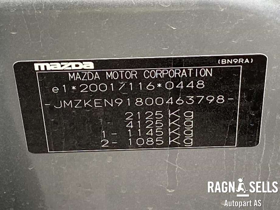 Mazda CX-5 2012-2017 (Type I) , Motorkode: SH, Girkassekode: 