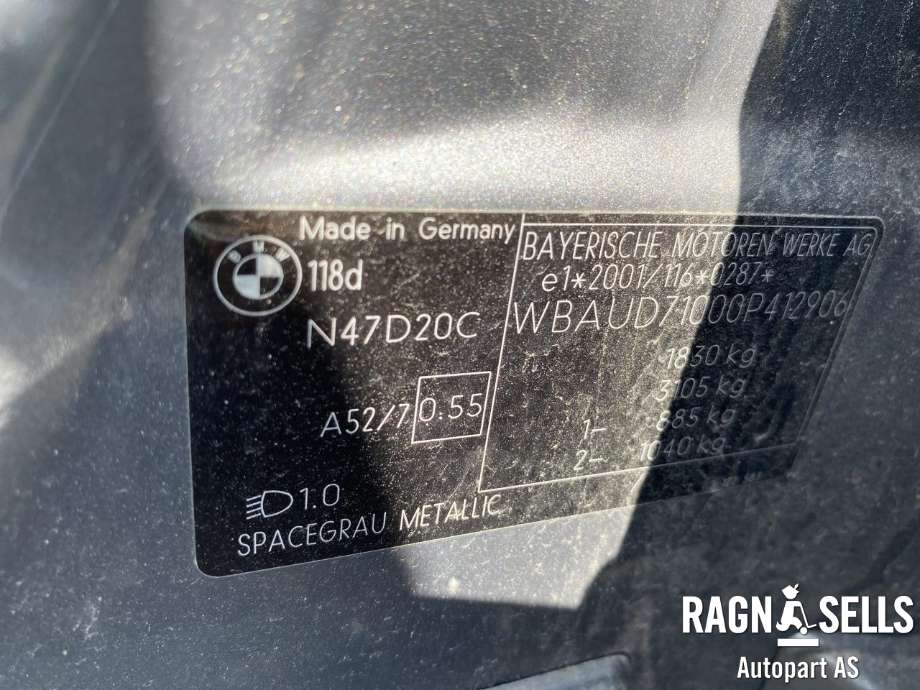 BMW 1-Serie 2004-2011 (E81/E82/E87/E88) (E81/E82/E87/E88), Motorkode: , Girkassekode: 