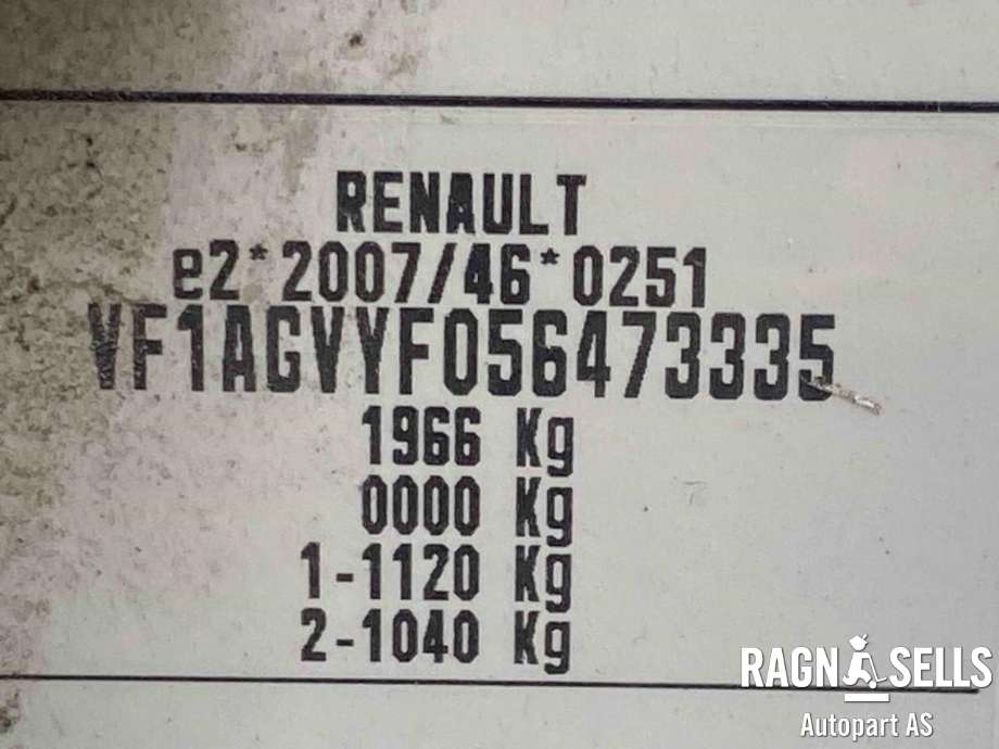 Renault Zoe 2013-2019 (Fase 1) , Motorkode: 5AQ 60, Girkassekode: 