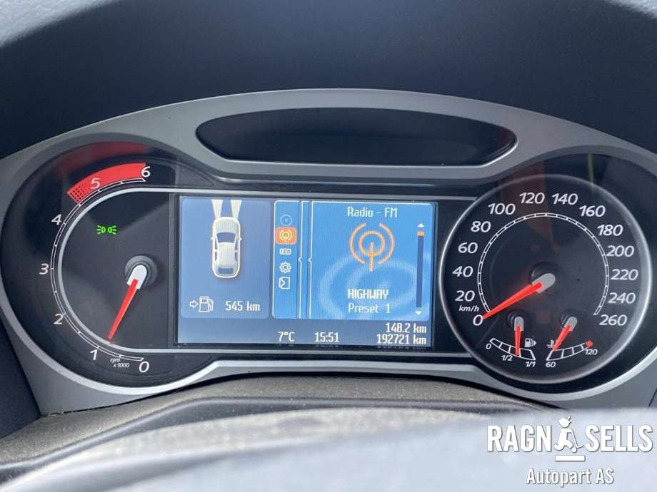 Ford Mondeo 2007-2010 (Type IV, Fase 1) , Motorkode: AZBA, Girkassekode: MMT6-GIRKASSE