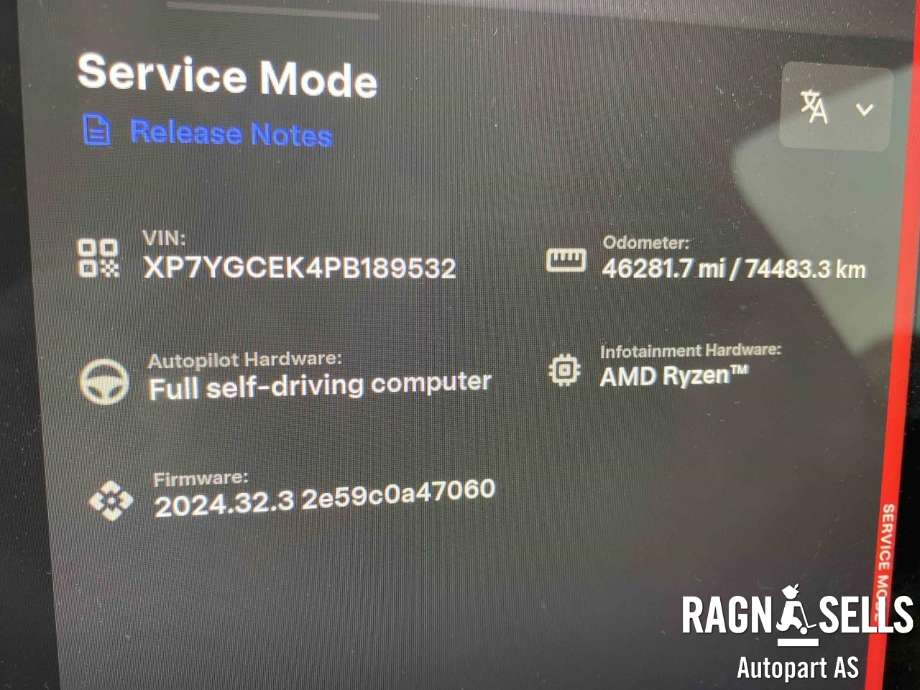 Tesla Model Y 2021-2024 (Type I) , Motorkode: 3D3|4D1, Girkassekode: 
