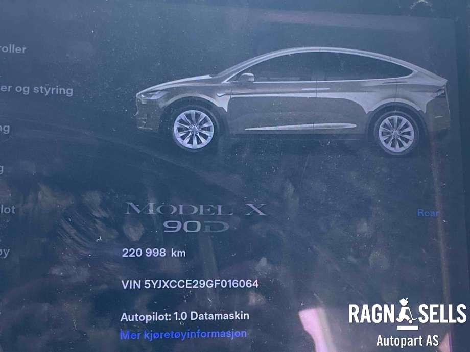Tesla Model X 2016-->> , Motorkode: L2S|L2S, Girkassekode: 