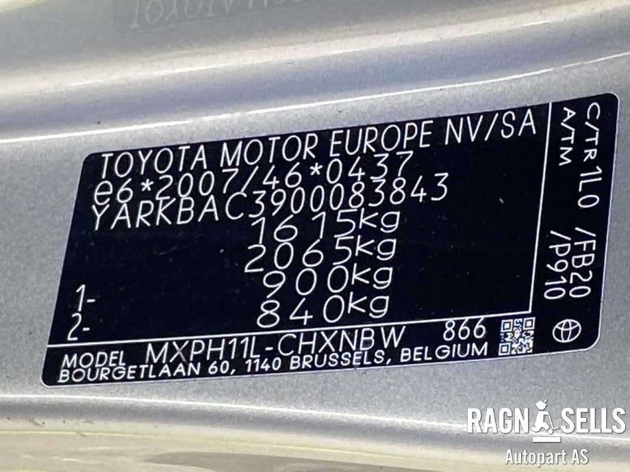 Toyota Yaris 2020-->> (Type IV) , Motorkode: M15A-FXE|1NM, Girkassekode: 