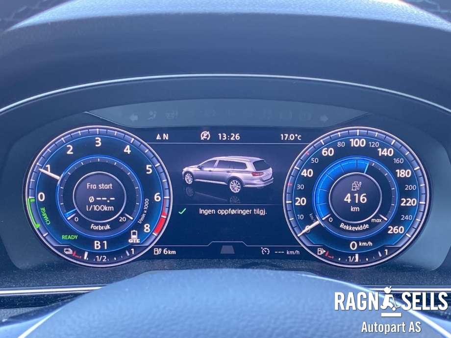 VW Passat 2015-2019 (Fase 1) (B8) (B8), Motorkode: CUKC, Girkassekode: RNV
