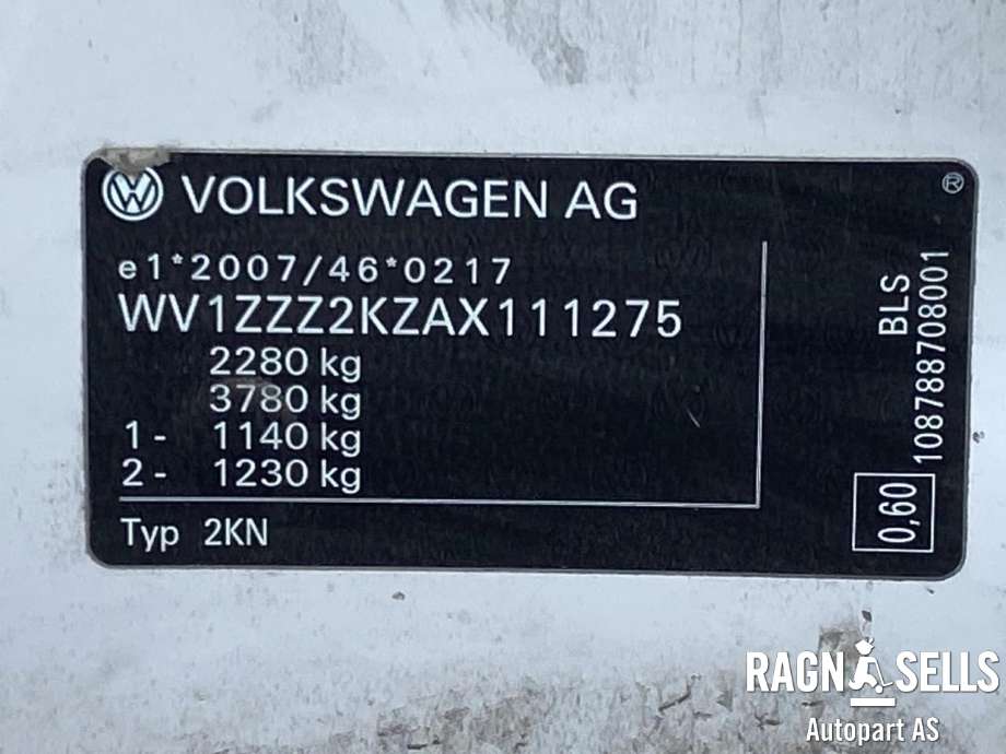 VW Caddy 2004-2010 (Type III, Fase 1) , Motorkode: BLS, Girkassekode: KXV