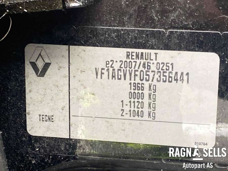 Renault Zoe 2013-2019 (Fase 1) , Motorkode: 5AQ 60, Girkassekode: 