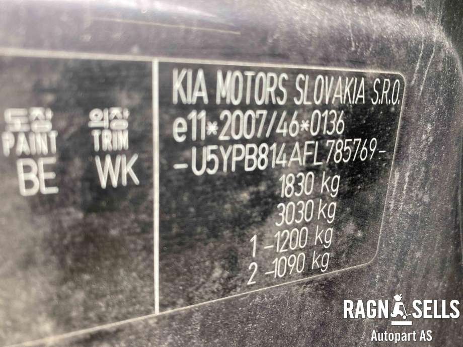 Kia Sportage 2010-2016 (Type III) , Motorkode: G4FD, Girkassekode: 