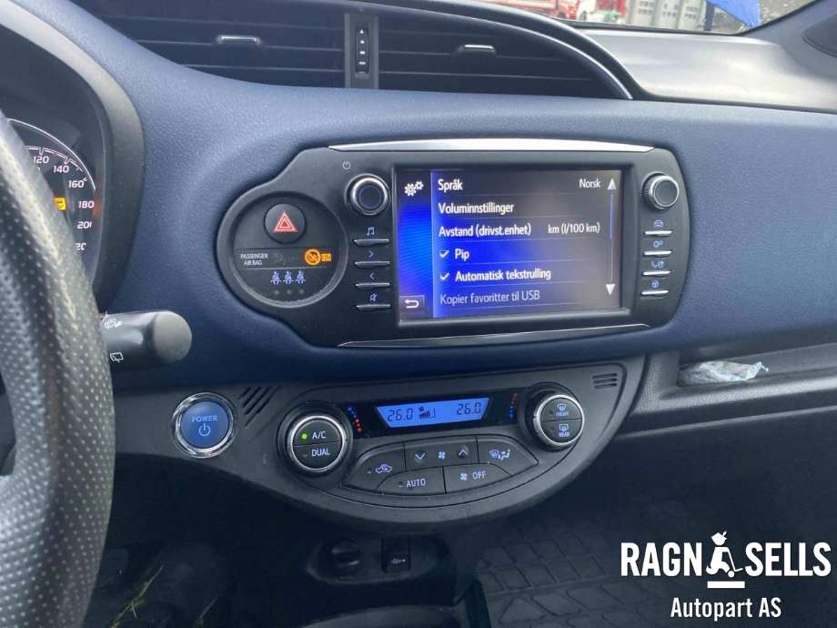Toyota Yaris 2014-2020 (Type III, Fase 2) delebil , Motorkode: 1NZ-FXE, Girkassekode: 