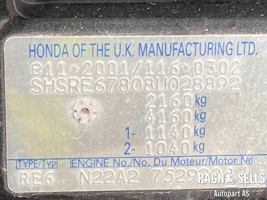 Honda CR-V 2007-2012 (Type III) delebil , Motorkode: N22A2, Girkassekode: 