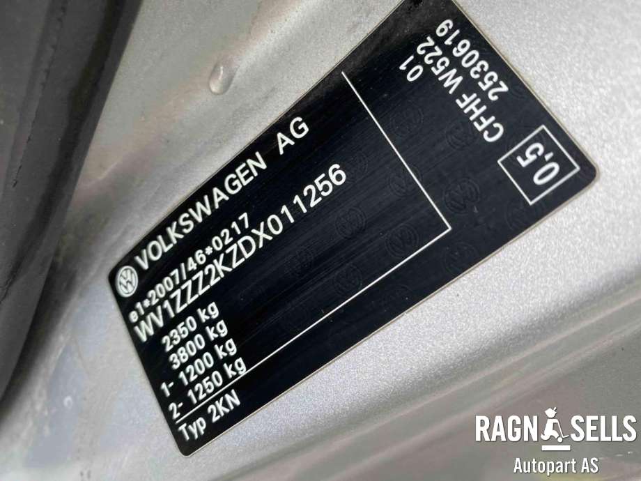 VW Caddy 2010-2015 (Type III, Fase 2) , Motorkode: CFH, Girkassekode: 