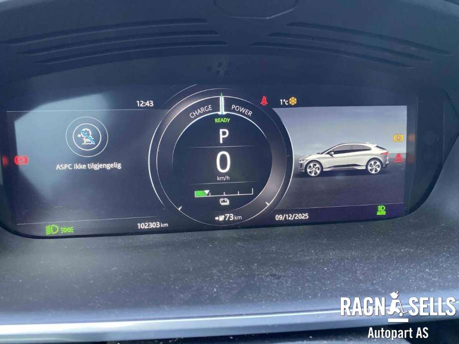 Jaguar I-PACE 2018-->> delebil , Motorkode: TZ-204-X-S-A|TZ-204-X-S-A, Girkassekode: 