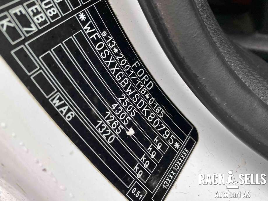 Ford S-Max 2010-2015 (Type I, Fase 2) , Motorkode: UFWA, Girkassekode: 