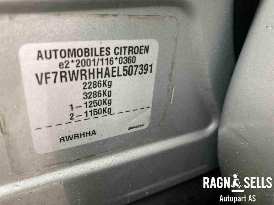 Citroën C5 2008-2017 (Type II) , Motorkode: RH02, Girkassekode: 