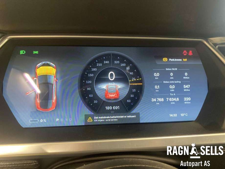 Tesla Model S 2013-2016 (Fase 1) , Motorkode: L1S, Girkassekode: 