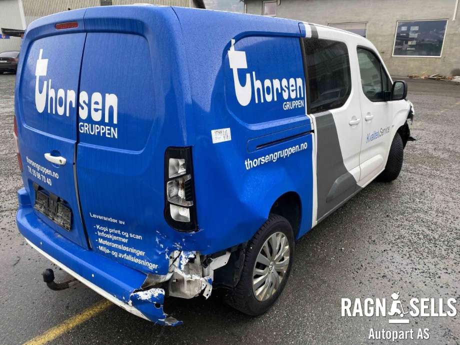 Peugeot Partner 2019-->> (Type III) , Motorkode: YH01, Girkassekode: 
