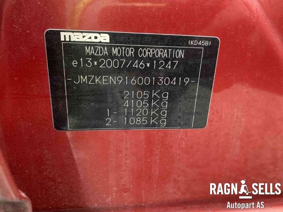 Mazda CX-5 2012-2017 (Type I) , Motorkode: SH, Girkassekode: 